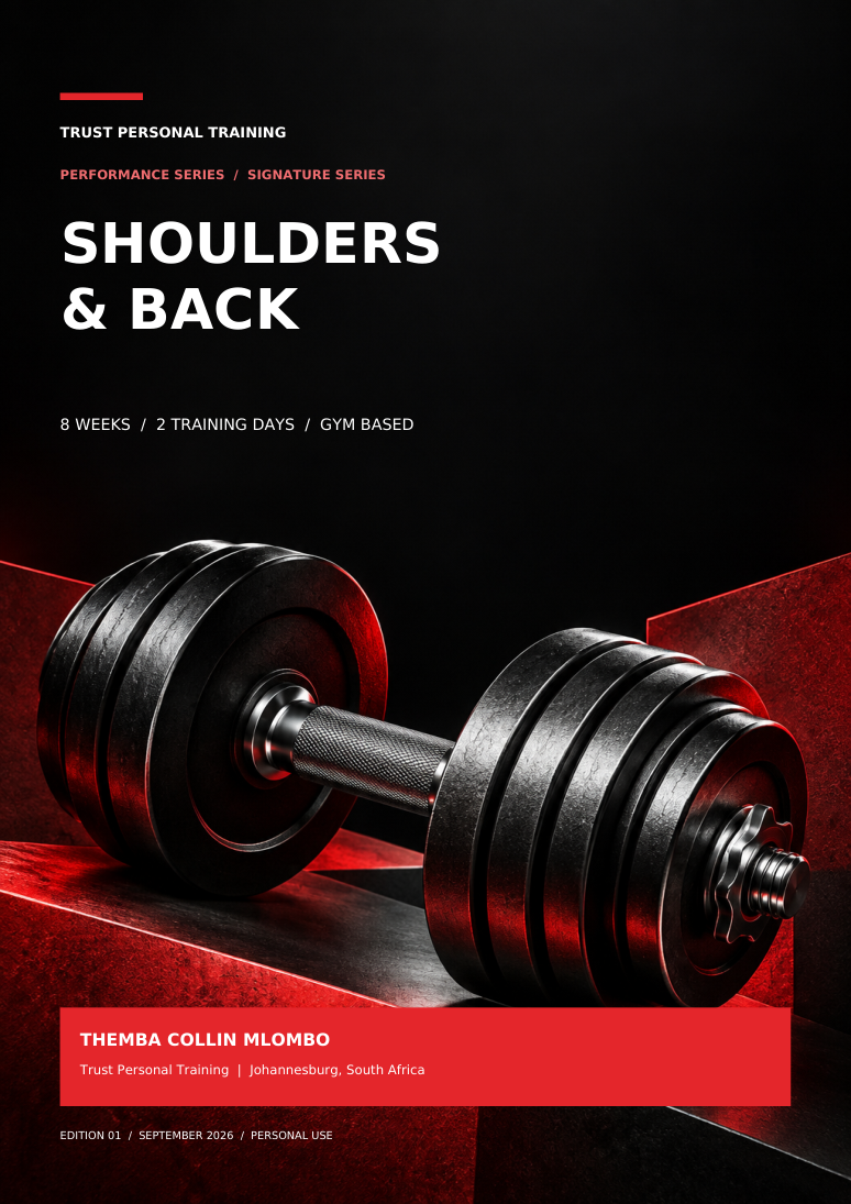 Shoulders & Back Specialisation — Trust Personal Training